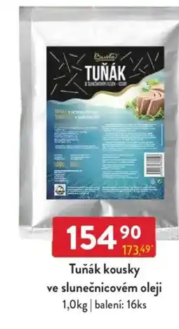 Qanto Tuňák kousky ve slunečnicovém oleji nabídka