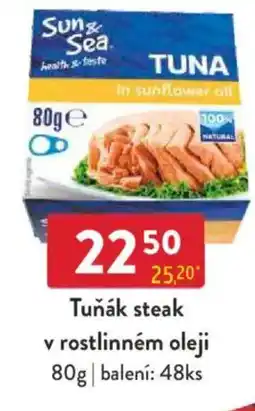 Qanto Sun & Sea Tuňák steak v rostlinném oleji nabídka