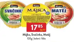 Qanto Hamé Májka, Svačinka, Matěj nabídka