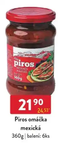 Qanto Piros omáčka mexická nabídka