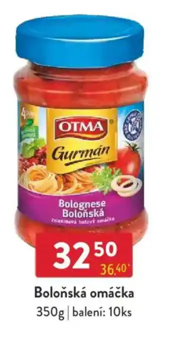 Qanto OTMA Boloňská omáčka nabídka