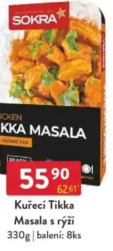 Qanto SOKRA Kuřecí Tikka Masala s rýží nabídka