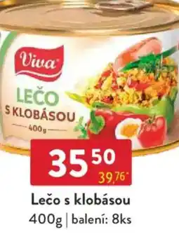 Qanto Viva Lečo s klobásou nabídka