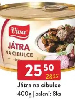 Qanto Viva Játra na cibulce nabídka