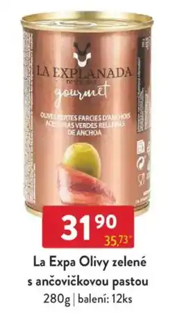 Qanto La Expa Olivy zelené s ančovičkovou pastou nabídka