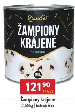 Qanto Bassta Žampiony krájené nabídka