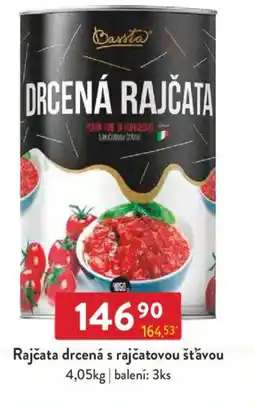 Qanto Bassta Rajčata drcená s rajčatovou šťávou nabídka