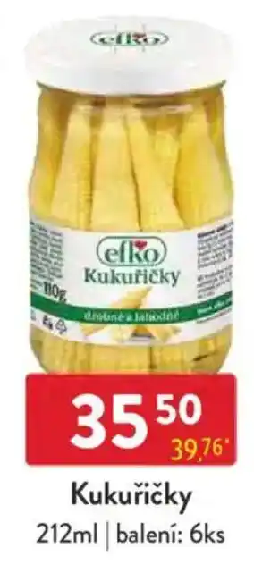 Qanto Efko Kukuřičky nabídka