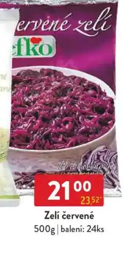 Qanto Efko Zelí červené nabídka