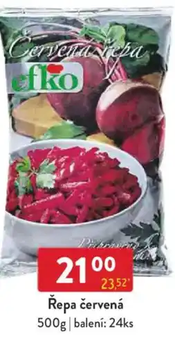 Qanto Efko Řepa červená nabídka