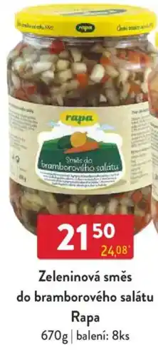 Qanto Zeleninová směs do bramborového salátu Rapa nabídka