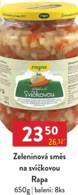 Qanto Zeleninová směs na svíčkovou Rapa nabídka