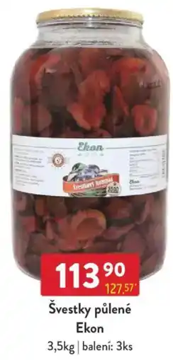 Qanto Švestky půlené Ekon nabídka