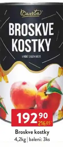Qanto Bassta Broskve kostky nabídka