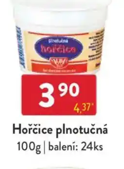 Qanto Hořčice plnotučná nabídka