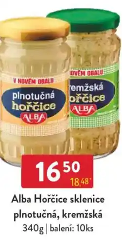 Qanto Alba Hořčice sklenice plnotučná, kremžská nabídka