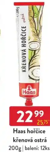 Qanto Haas hořčice křenová ostrá nabídka