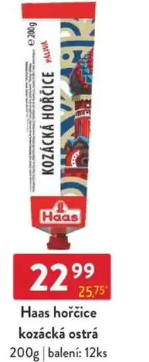 Qanto Haas hořčice kozácká ostrá nabídka