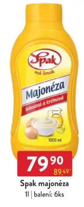 Qanto Spak majonéza nabídka