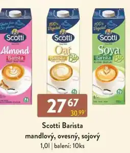 Qanto Scotti Barista mandlový, ovesný, sojový nabídka