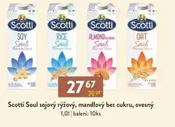 Qanto Scotti Soul sojový rýžový, mandlový bez cukru, ovesný nabídka
