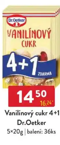 Qanto Vanilínový cukr 4+1 Dr.Oetker nabídka