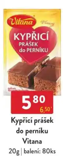 Qanto Kypřící prášek do perníku Vitana nabídka