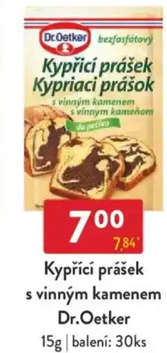 Qanto Kypřicí prášek s vinným kamenem Dr.Oetker nabídka