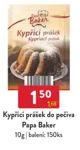 Qanto Kypřící prášek do pečiva Papa Baker nabídka