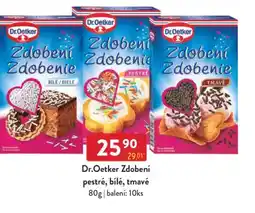 Qanto Dr.Oetker Zdobení pestré, bílé, tmavé nabídka