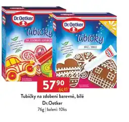 Qanto Tubičky na zdobení barevné, bílé Dr.Oetker nabídka