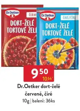 Qanto Dr.Oetker dort-želé červené, čiré nabídka