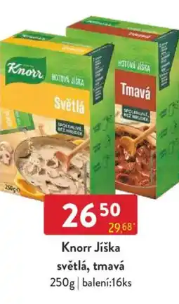 Qanto Knorr Jíška světlá, tmavá nabídka