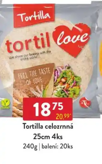Qanto Tortilla celozrnná nabídka