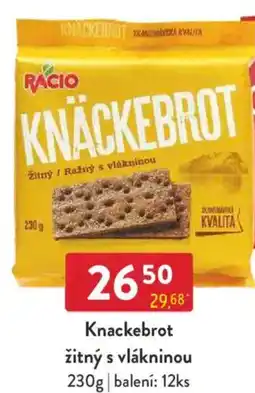 Qanto Knackebrot žitný s vlákninou nabídka