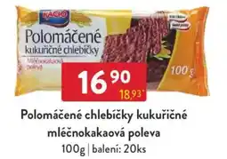 Qanto Polomáčené chlebíčky kukuřičné mléčnokakaová poleva nabídka