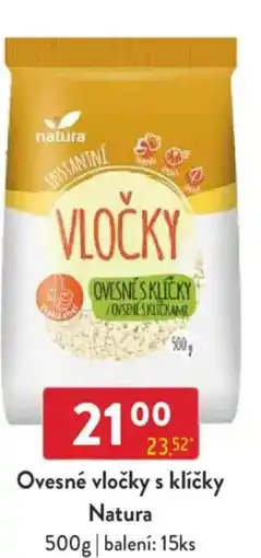 Qanto Ovesné vločky s klíčky Natura nabídka