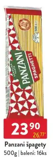 Qanto Panzani špagety nabídka