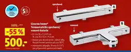 Lidl Livarno home Termostatická sprchová/vanová baterie nabídka
