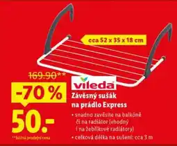 Lidl Vileda ZÁVĚSNÝ SUŠÁK NA PRÁDLO EXPRESS nabídka