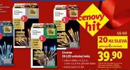 Lidl Livarno 20 LED světelný řetěz nabídka