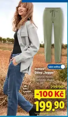 Lidl ESMARA Džíny 'Jogger' nabídka