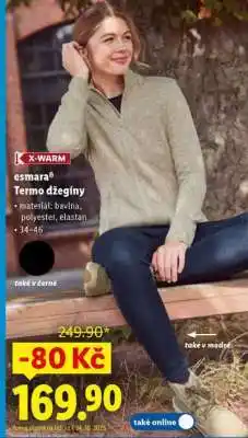 Lidl ESMARA Termo Džegíny nabídka