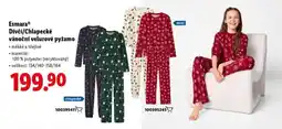 Lidl Esmara Dívčí/Chlapecké vánoční velurové pyžamo nabídka