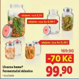 Lidl Livarno home Fermentační sklenice nabídka