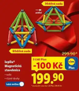 Lidl Lupilu Magnetická stavebnice nabídka