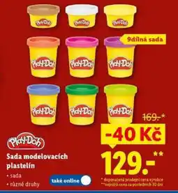 Lidl Play-Doh Sada modelovacích plastelín nabídka