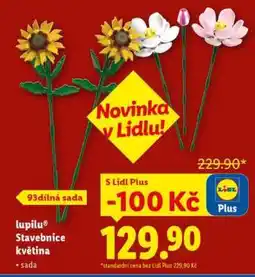 Lidl lupilu Stavebnice květina nabídka