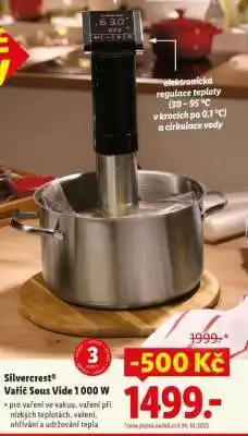 Lidl Silvercrest Vařič Sous Vide 1000 W nabídka