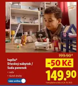 Lidl lupilu Dřevěný nábytek / Sada panenek nabídka